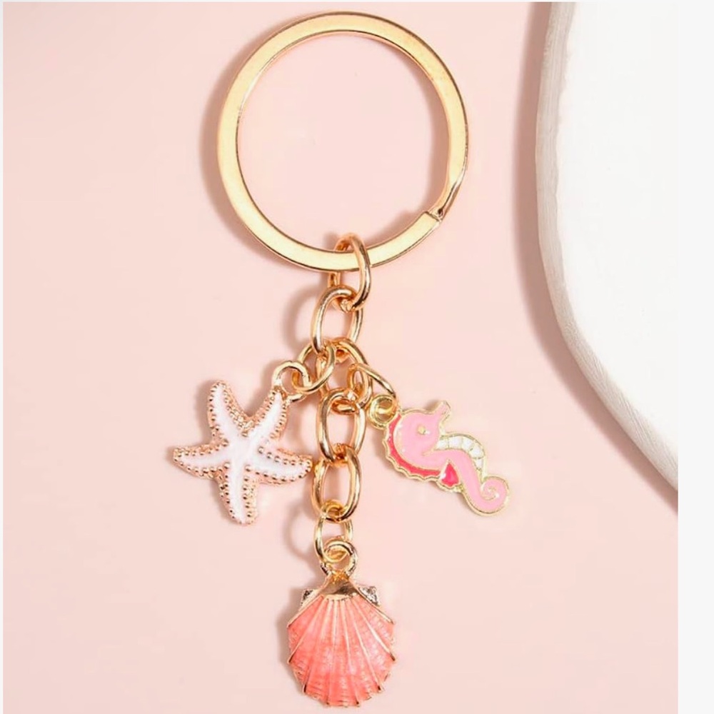NEW Summer Sea Life Bag Charm/Keychain